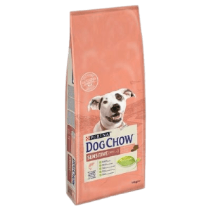 dog chow sensitive salmao raçao seca 14kg