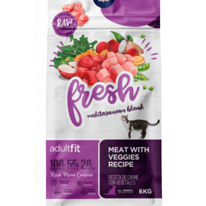 Fresh Mediterranean gato raçao seca adulto frango 6kg