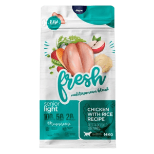 fresh mediterranean cao raçao seca light frango 14kg