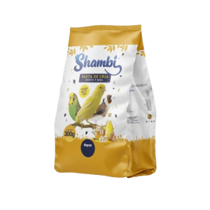 papa amarelo ovo e mel para passaros 300g