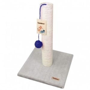 arranhador simples com bola azul 42cm