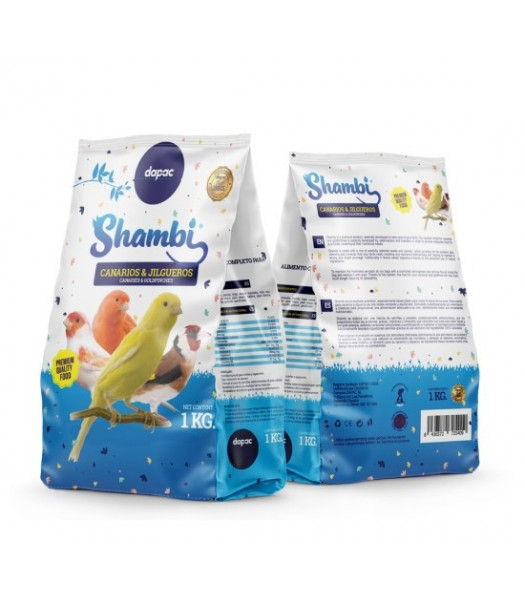 mistura passaros canarios shambi 1kg