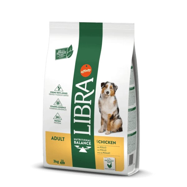 Libra raçao seca cao adulto frango 3kg