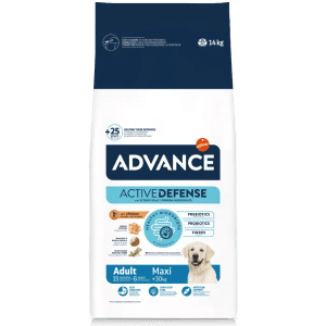 advance cão ração seca maxi adulto frango 14kg