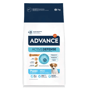advance cão ração seca mini puppy frango 7kg