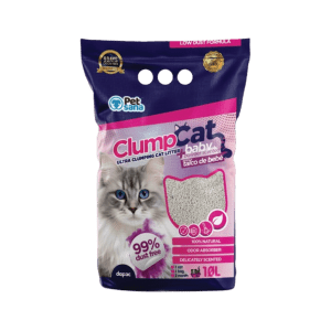 Areia Clumpcat Natural Talco de Bebé – 10lt