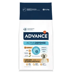 advance cão ração seca labrador frango 11.5kg